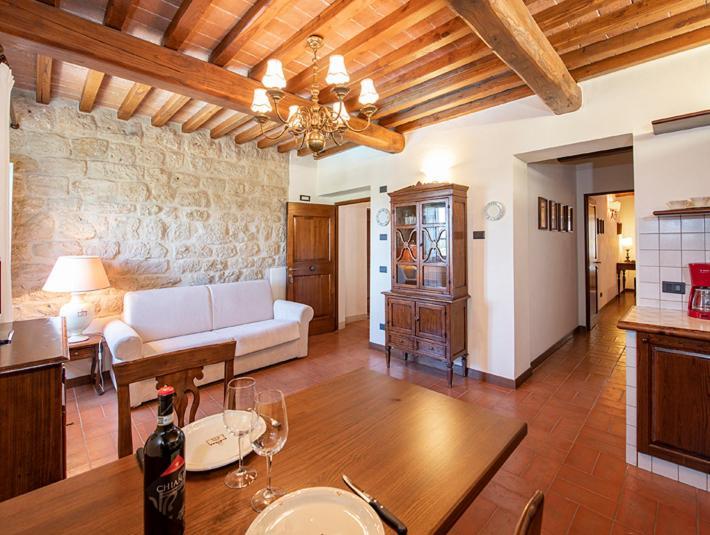 Castello Di Fulignano Soarzio Panoramic Apartment San Gimignano Kültér fotó