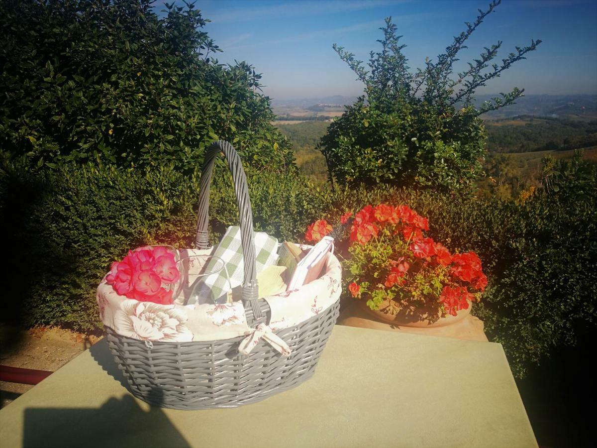Castello Di Fulignano Soarzio Panoramic Apartment San Gimignano Kültér fotó