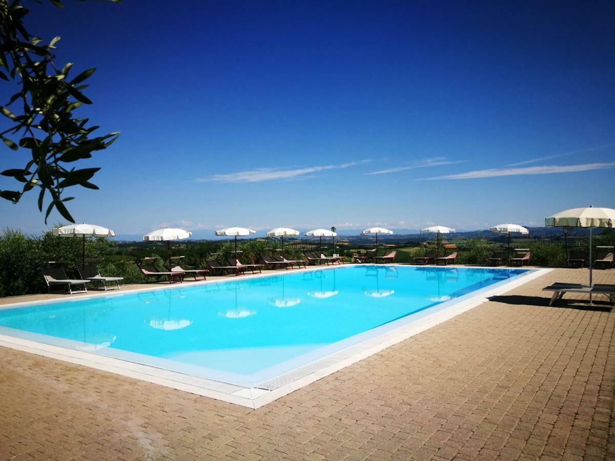 Castello Di Fulignano Soarzio Panoramic Apartment San Gimignano Kültér fotó